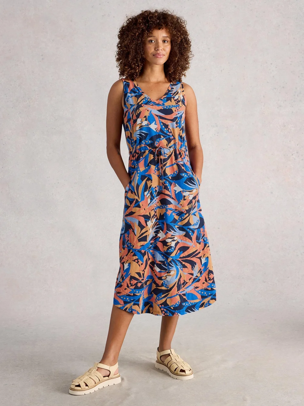 Robe en jersey Heidi - Navy Pr - XXL Image 1