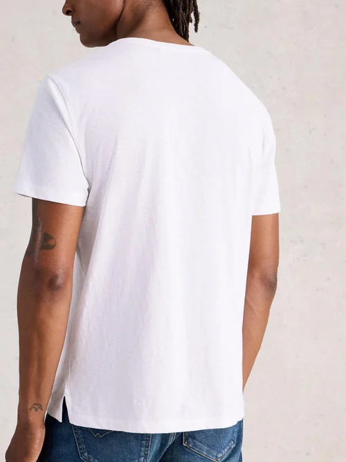 T-shirt graphique Abersoch Pedal - White Pr - XXL/R Image 4