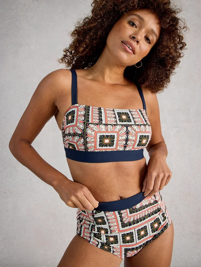 Bas de bikini taille haute Verity