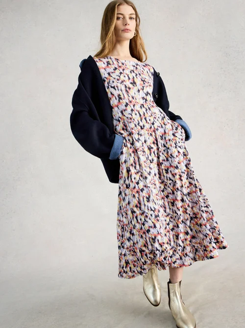 Robe Madeline en jersey - Blue Mlt - 52/R Image 3