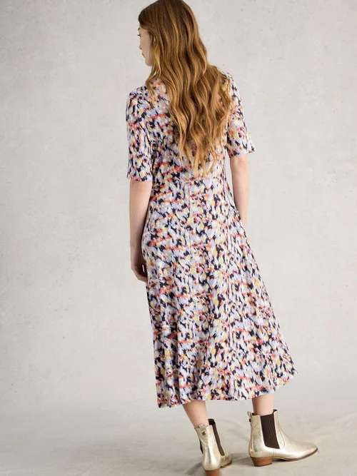 Robe Madeline en jersey - Blue Mlt - 52/R Image 4