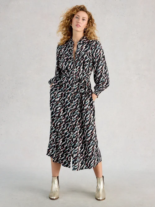 Robe-chemise Covy - Blk Mlt - 52/R Image 2