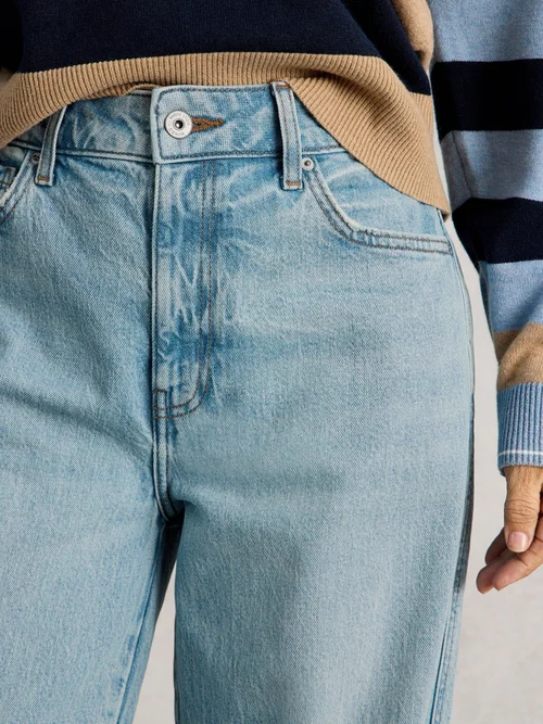 Jean Aubrey À Jambe Tonneau - Lgt Denim - 52/R Image 3