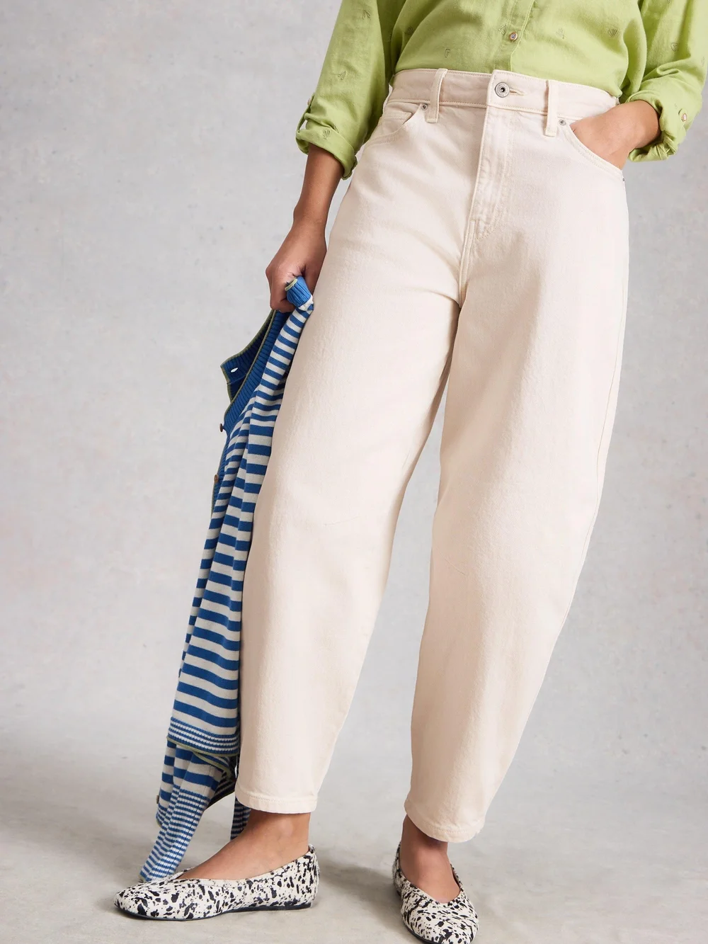 Jean Aubrey À Jambe Tonneau - Nat White - 52/R Image 1