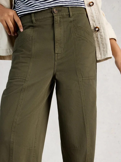 Pantalon Aubrey Barrel - Khaki Grn - 52/R Image 3
