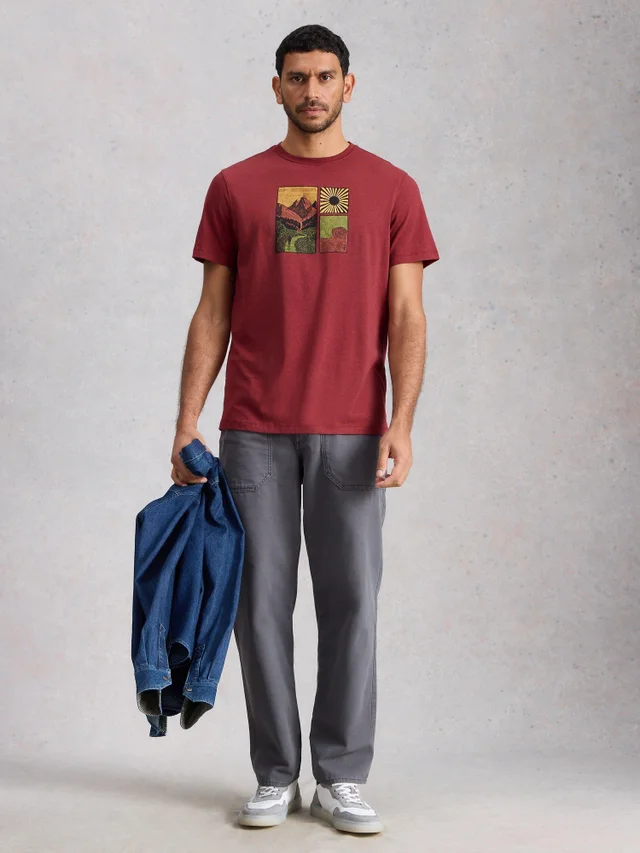 T-shirt graphique de randonnée d'Abersoch