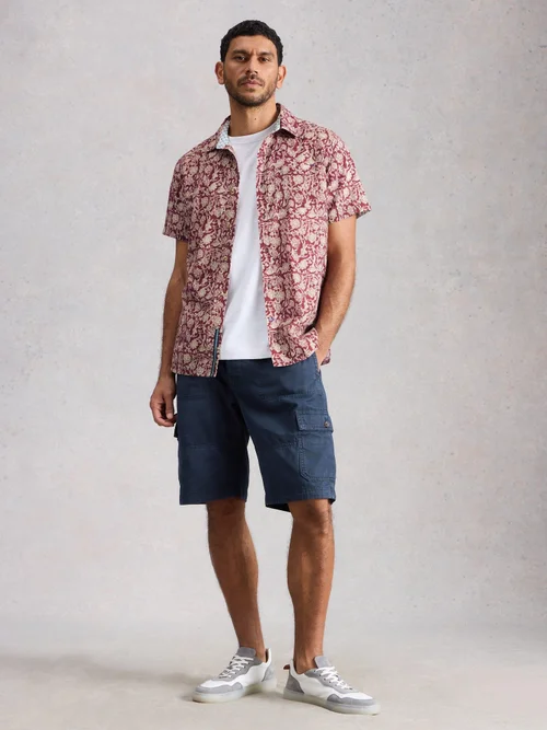 Chemise Finsbury SS à imprimé floral - Red Pr - XXL/R Image 2