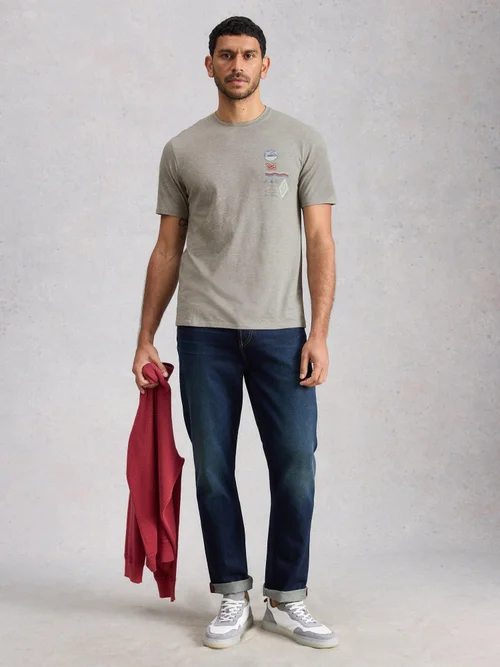 T-shirt graphique Horsham Stamp - Grey Pr - XXL/R Image 2