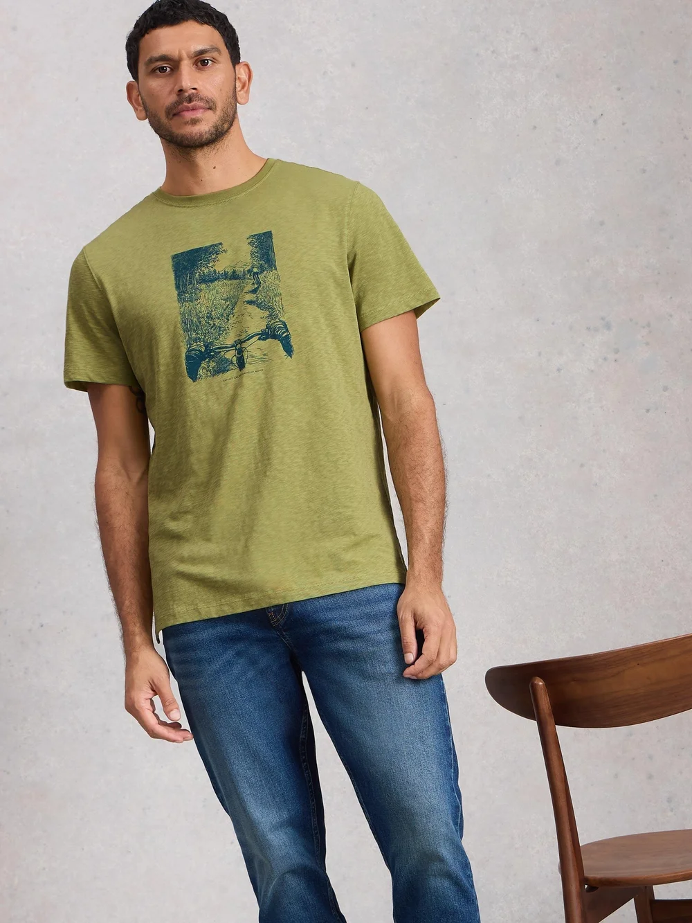 T-shirt graphique Abersoch Nature - Green Pr - XXL/R Image 1