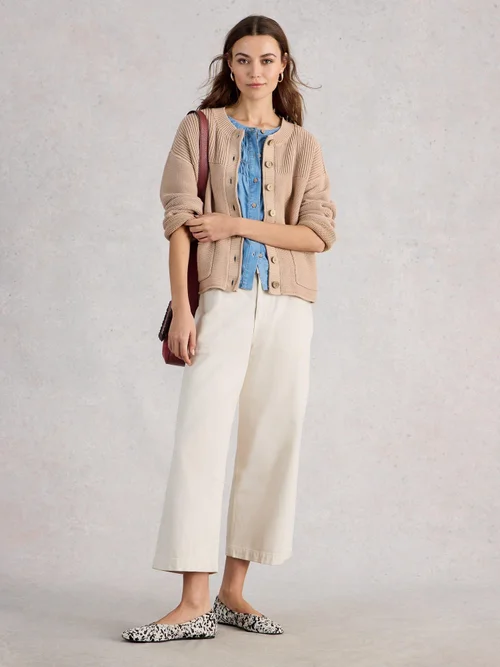 GIGI WASHED CARDI - Lgt Nat - 52 Image 2