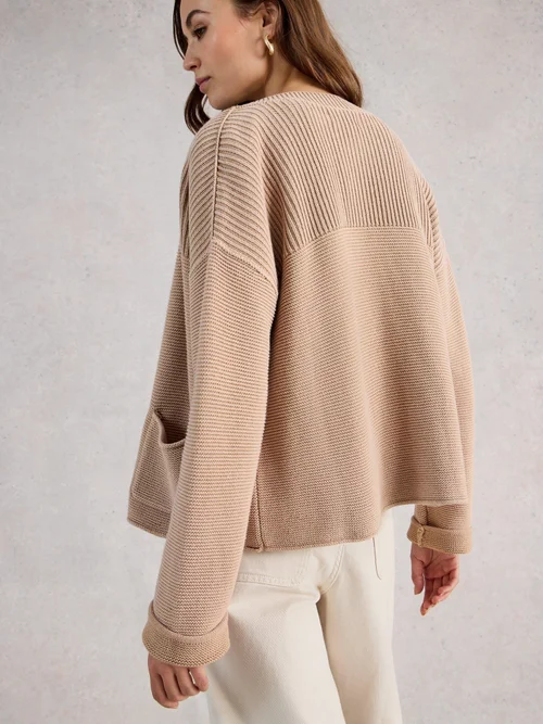 GIGI WASHED CARDI - Lgt Nat - 52 Image 4