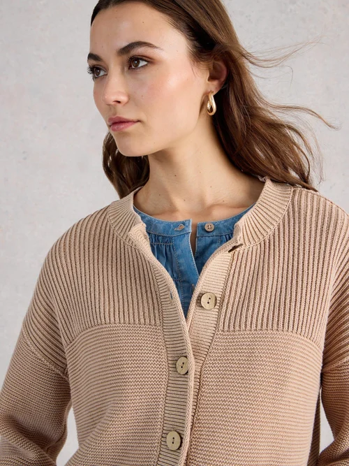 GIGI WASHED CARDI - Lgt Nat - 52 Image 3