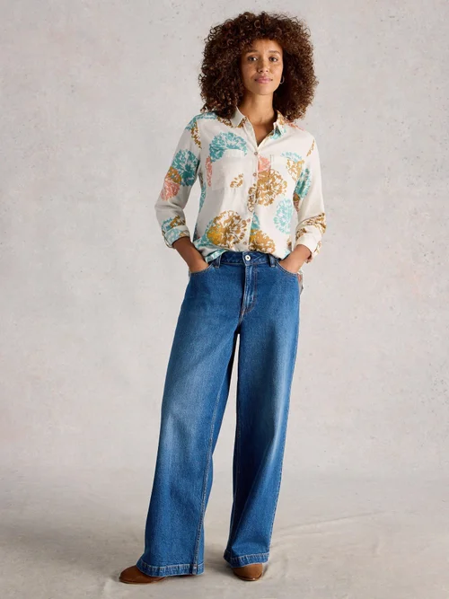 Chemise Sophie en coton biologique - Ivory Pr - 52 Image 2