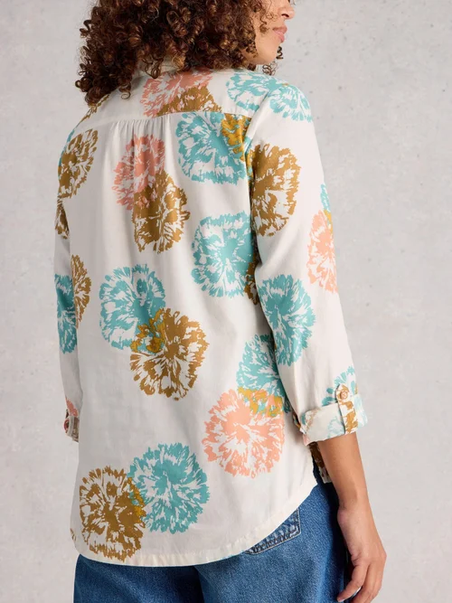 Chemise Sophie en coton biologique - Ivory Pr - 42 Image 4