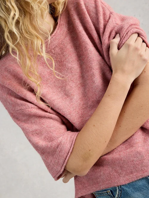 T-SHIRT KATE EN MAILLE - Mid Pink - 52 Image 3