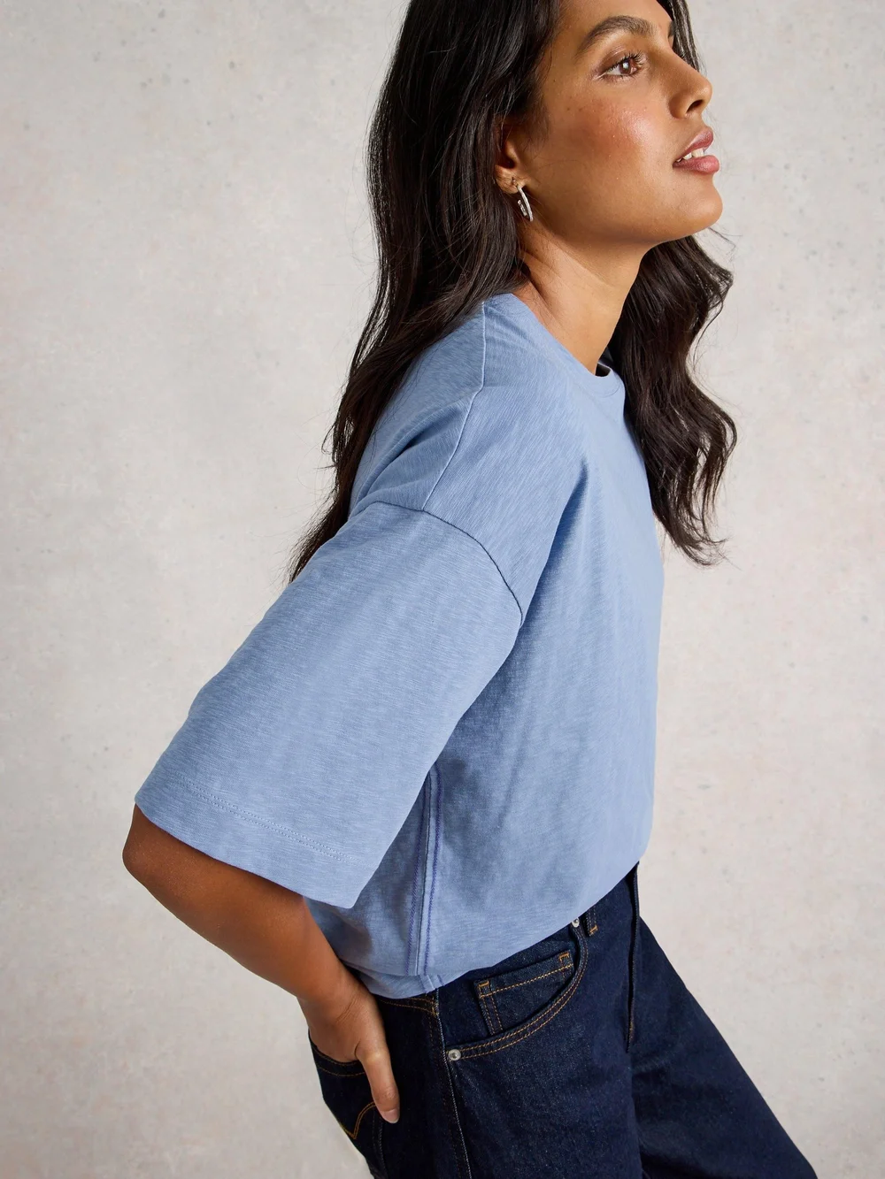 KATYA TEE - Mid Blue - 52 Image 1