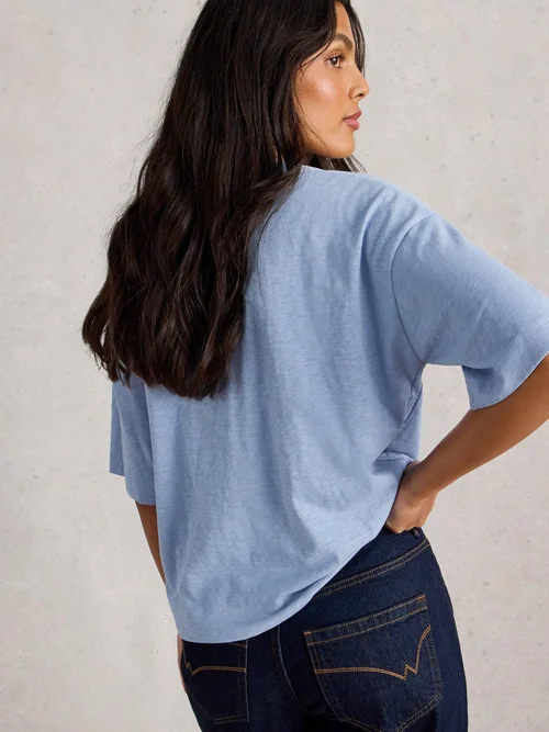 KATYA TEE - Mid Blue - 52 Image 4