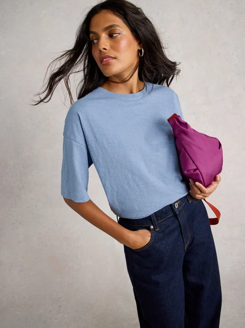 KATYA TEE - Mid Blue - 52 Image 3