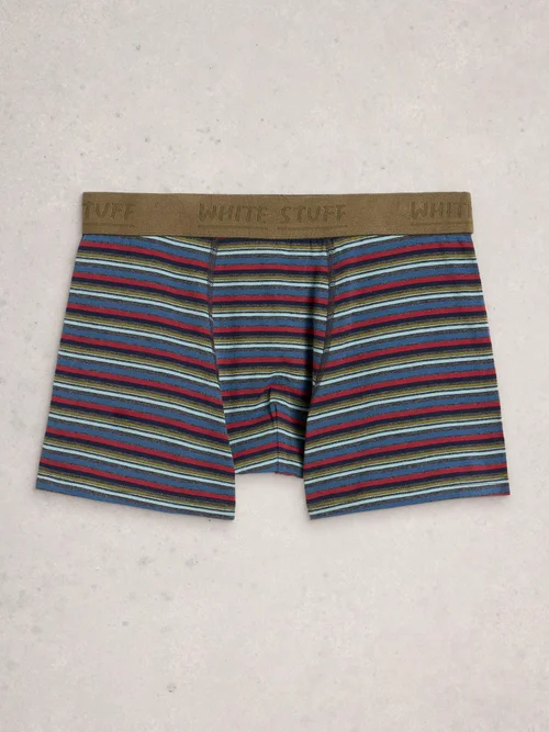 Lot de 2 boxers Hove, rayés et unis - Red Pr - XL Image 4