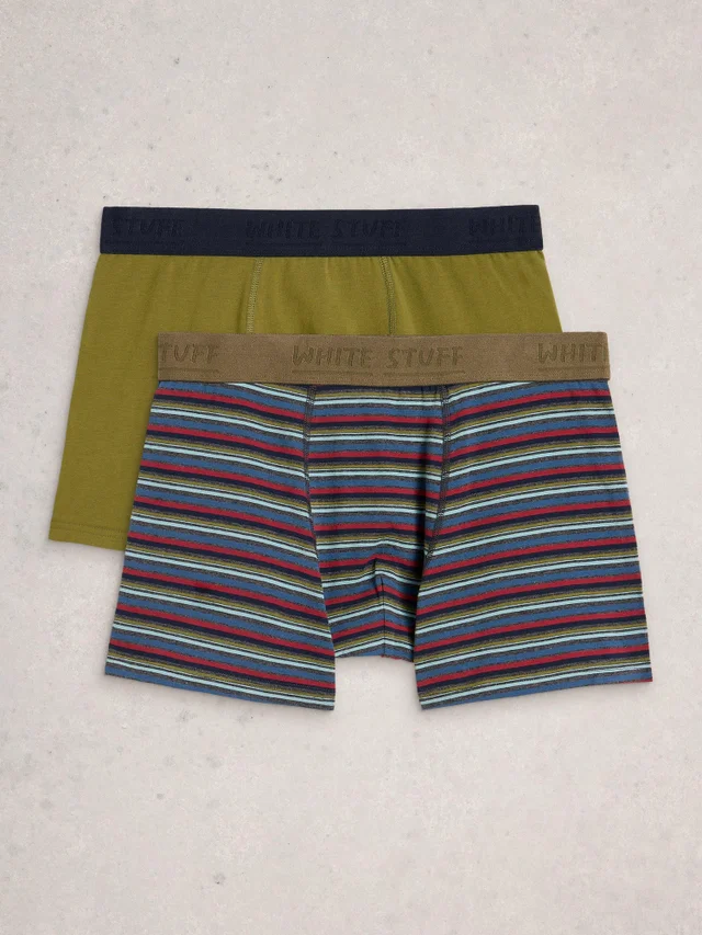 Lot de 2 boxers Hove, rayés et unis