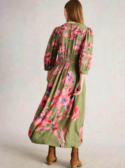 Robe mi-longue Lucy - Green Mlt - 52/R Image 4