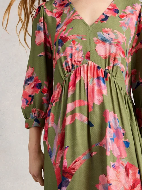 Robe mi-longue Lucy - Green Mlt - 52/R Image 3