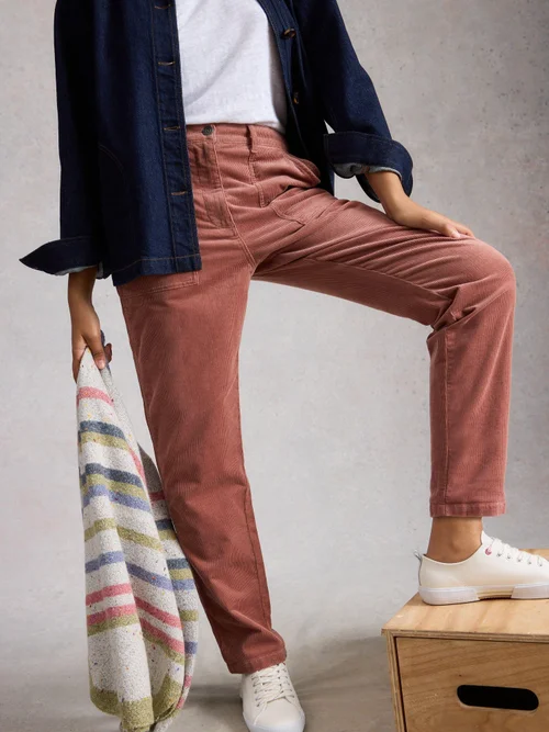 Pantalon en cordon Twister - Dus Pink - 52/R Image 1