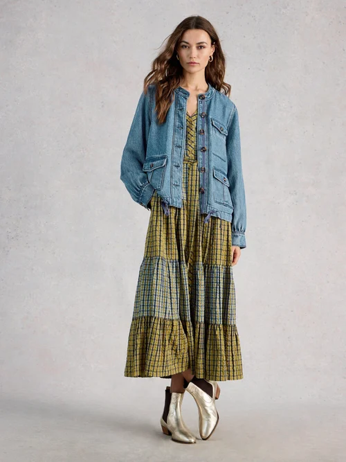 Veste en jean demi-utilitaire - Mid Denim - 52 Image 2