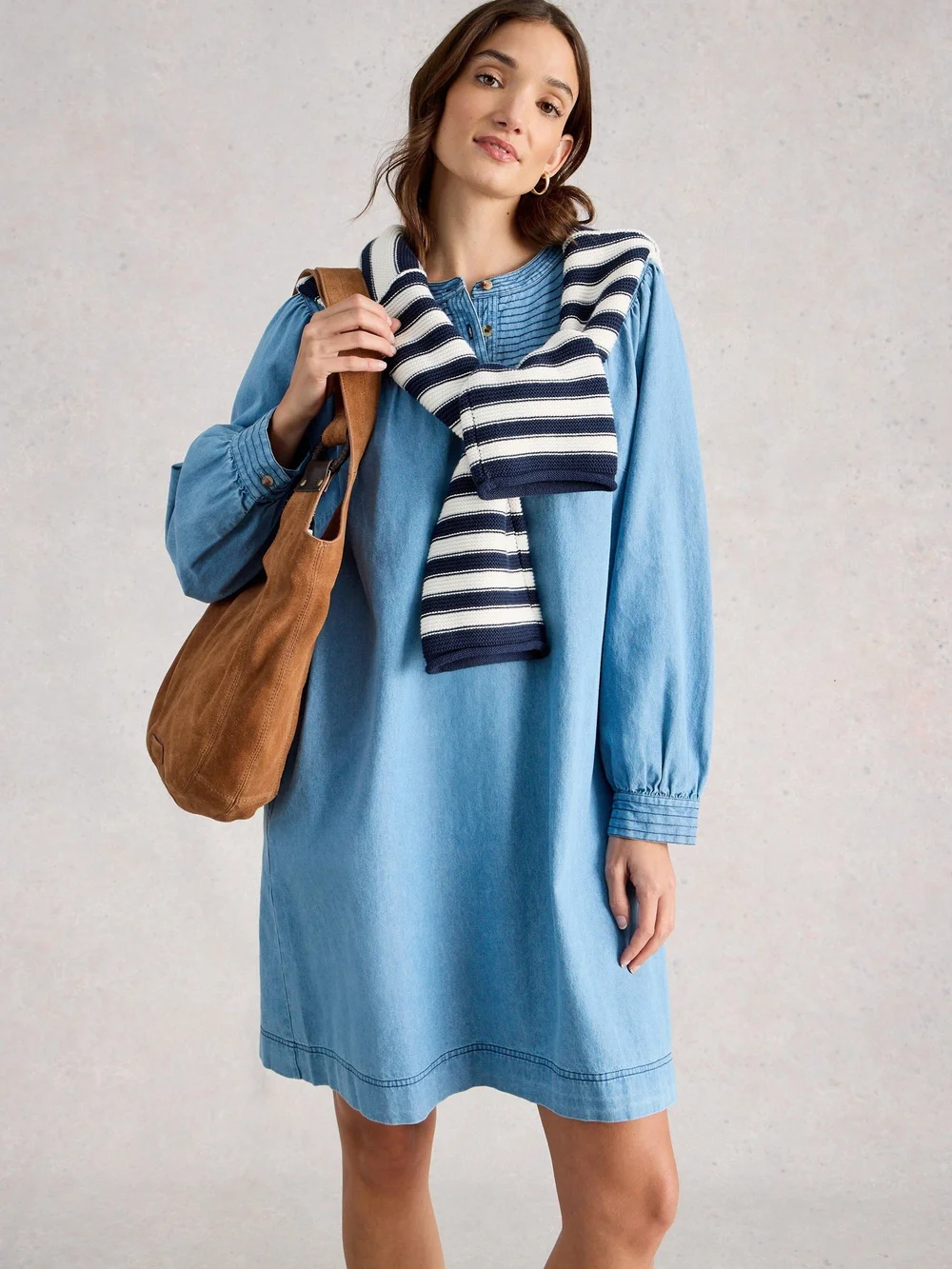 Robe en jean Asher - Chamb Blue - 52/R Image 1