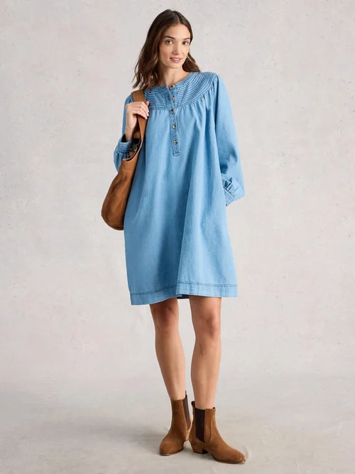Robe en jean Asher - Chamb Blue - 52/R Image 2