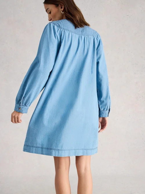 Robe en jean Asher - Chamb Blue - 52/R Image 4