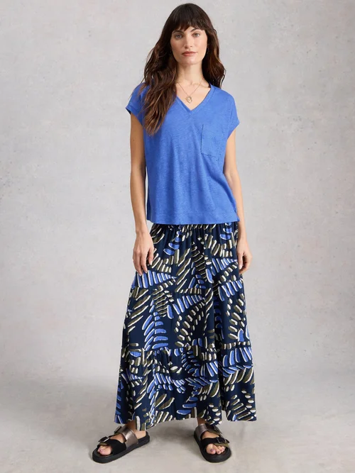 T-shirt en lin IRIS - Brt Blue - 48 Image 2
