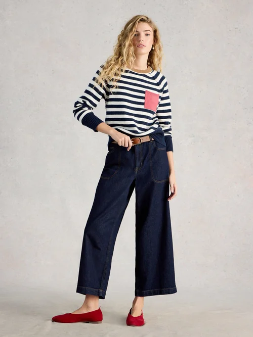 Pull rayé Britney - Navy Multi - 44 Image 2