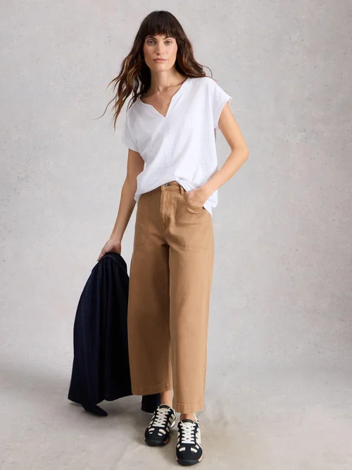 T-shirt texturé Nelly Notch - Bril White - 52 Image 2