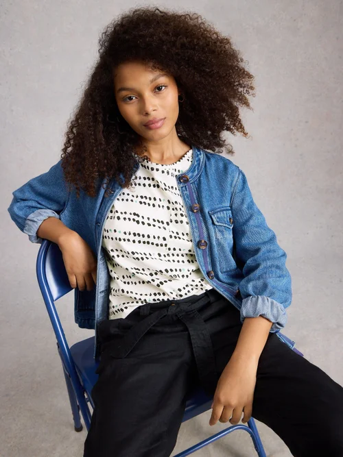 Haut Demi Dolman - Ivory Pr - 50 Image 1