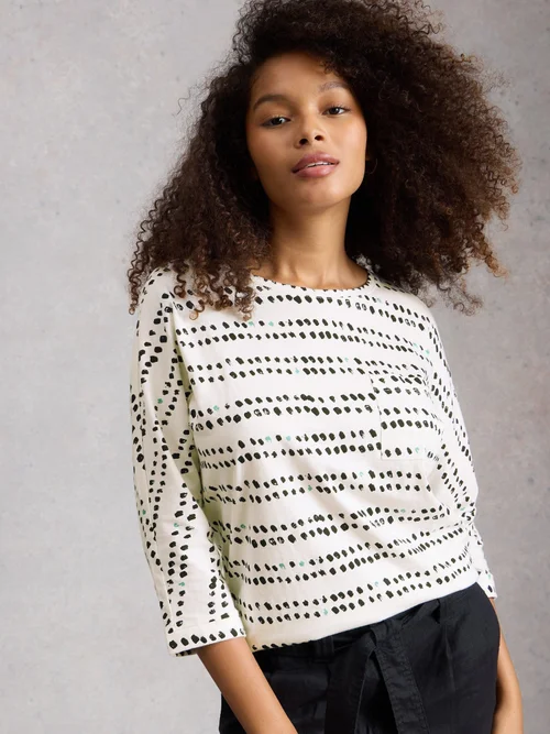 Haut Demi Dolman - Ivory Pr - 52 Image 3