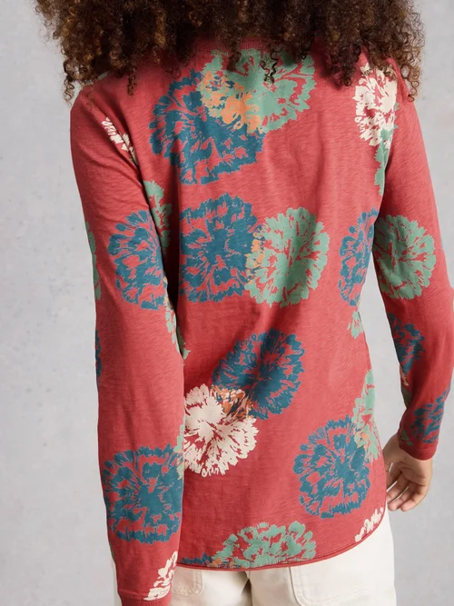 CLARA LS T-SHIRT - Pink Pr - 50 Image 4