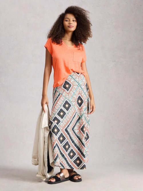 T-shirt en lin IRIS - Mid Coral - 52 Image 2