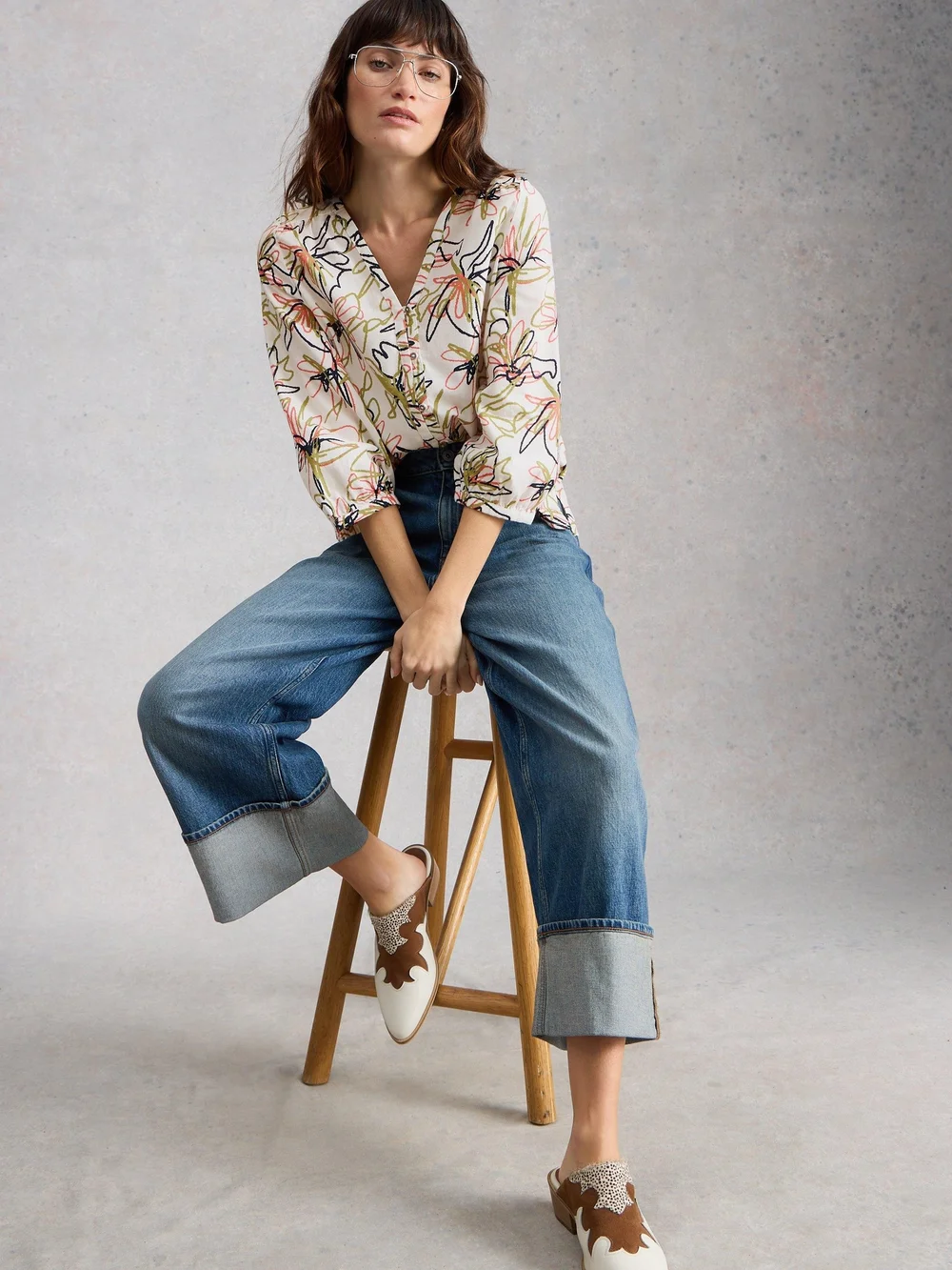 Haut en coton biologique Ruby - Ivory Pr - 52 Image 1