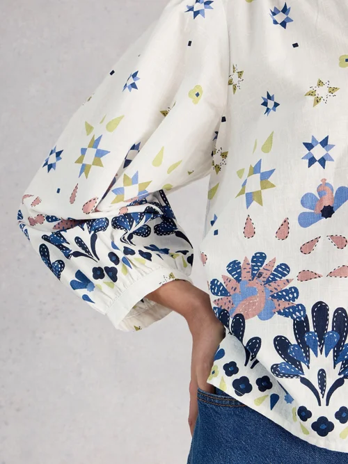 Lana Top - Ivory Mlt - 52 Image 3