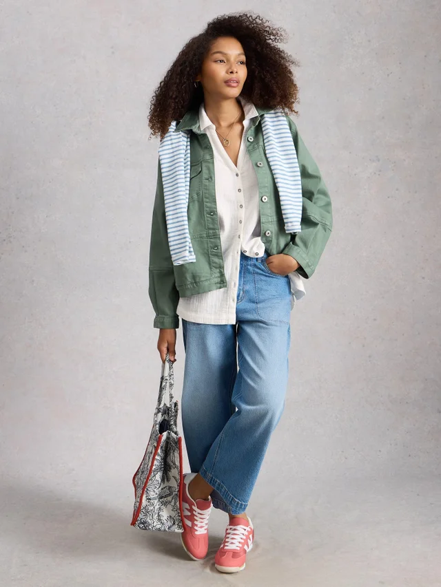 Manteau long en double tissu Annie