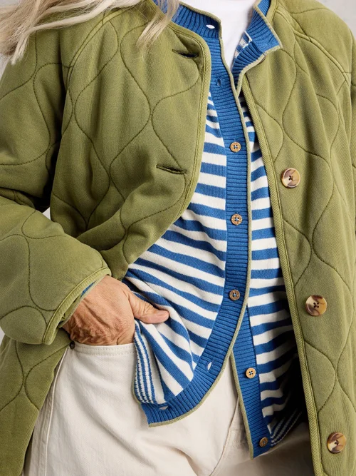 Cardigan Lulu Rayé - Blue Mlt - 52 Image 3