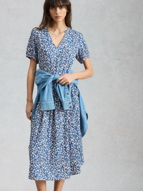 Robe en jersey Leah - Blue Mlt - 44/R Image 3