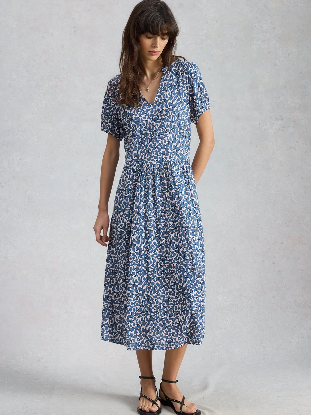 Robe en jersey Leah - Blue Mlt - 44/R Image 1