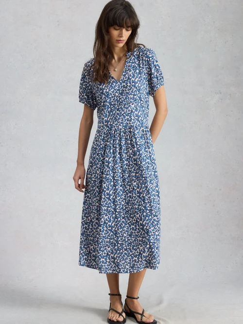 Robe en jersey Leah - Blue Mlt - 44/R Image 1