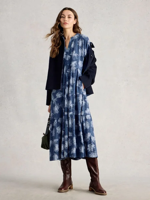 Robe en jersey Tabitha - Blue Pr - 52/R Image 2