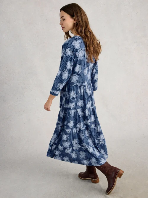 Robe en jersey Tabitha - Blue Pr - 52/R Image 4