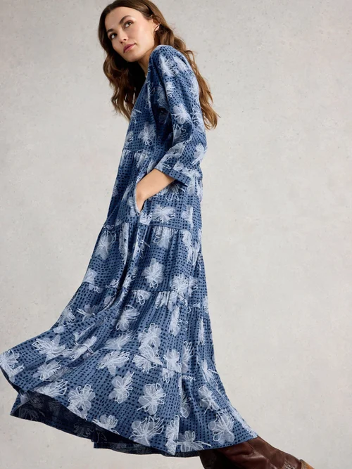 Robe en jersey Tabitha - Blue Pr - 52/R Image 3