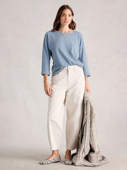 Haut Demi Dolman - Mid Blue - 52 Image 2