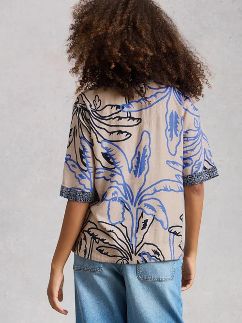 Haut en lin mélangé cendré - Nat Mlt - 52 Image 4